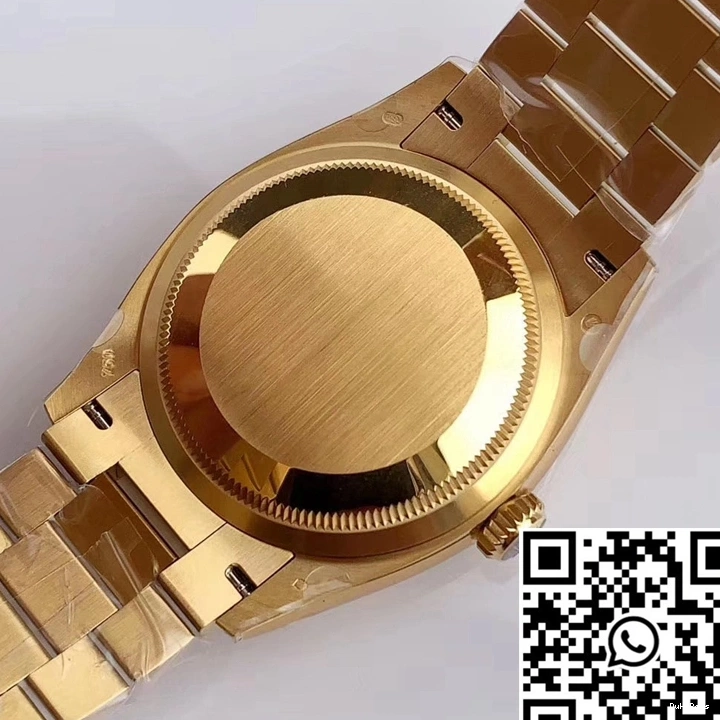 M128238-0022 Gold Yellow EW Gray Rolex Dial Factory Day-Date 0415